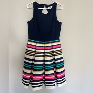 Special Occasion Dress - Fun Stripes, Pockets, and Comfort